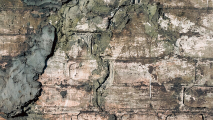 old brick wall close up