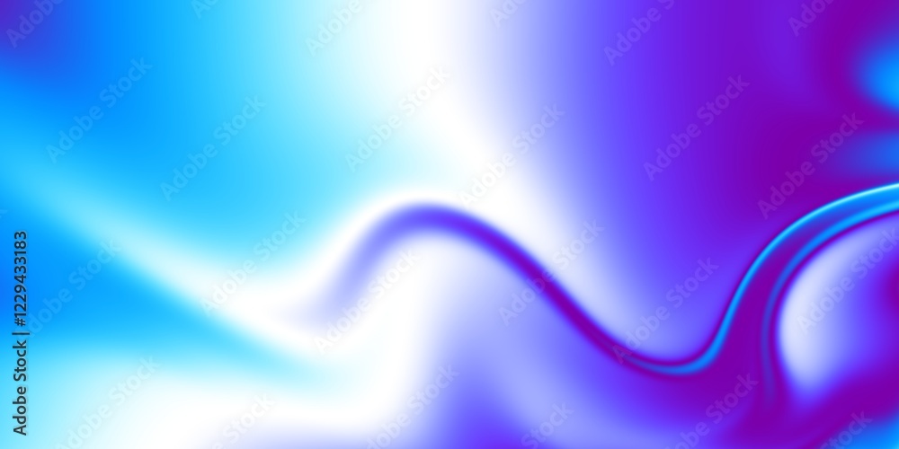 Poster A mesmerizing blend of captivating blue hues creating fluid dynamics within a stunning abstract design