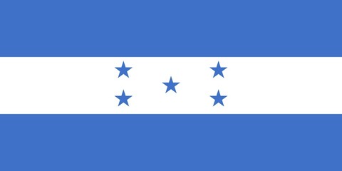 Flag of Honduras, Vector illustration