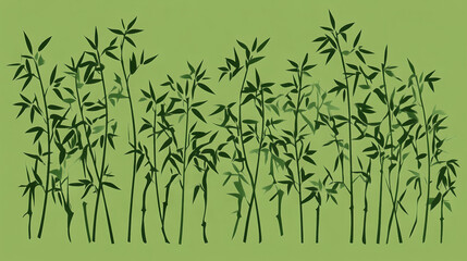 Obraz premium The Fastest Growing Plant on Earth: Bamboo is the fastest-growing plant on the planet. 