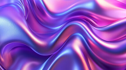 Fototapeta premium Render stunning 3D folds of black silk across the full screen, resembling an elegant, clean fabric background. The simple, soft backdrop features smooth, wave-like folds reminiscent of a liquid