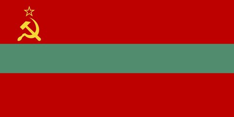 Fototapeta premium Flag of Transnistria, Vector illustration