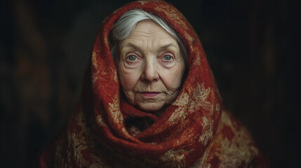 Senior woman portrait.