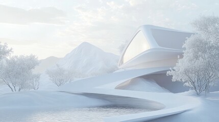 Architecture building. Design background vector illustration