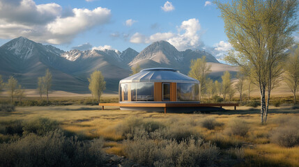 house in the mountains