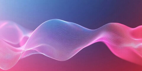 Vibrant Abstract Waves: A Stunning Visualization of Digital Fluidity and Modern Design Elements