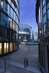 Bürogebäude im Mediapark in Köln