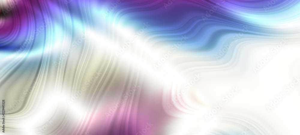 Aufkleber Abstract Waves of Colorful Textures in Constant Motion and Captivating Flowing Forms