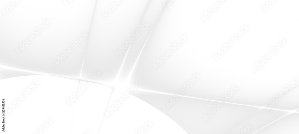 Poster An Elegant White Abstract Background that features Soft Waves creating a serene atmosphere