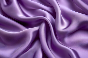 Obraz premium Purple Silk Satin Fabric with Smooth Flowing Texture, Perfect for Design and Marketing with copy space for your design