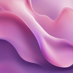 Abstract art with fluid, soft pink and purple gradients creating smooth, wave-like formations, AI generated
