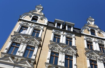 Facade, Wittenberg, Saxony-Anhalt, Germany, Europe