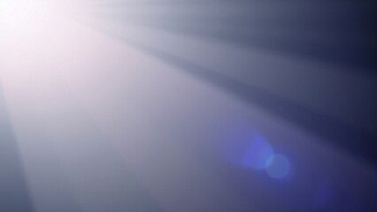 Heavenly Light Rays Abstract Background with Lens Flare and Sunbeams