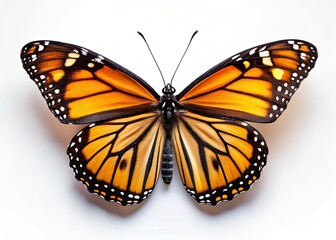 Fototapeta premium Monarch Butterfly Low Light Elegance