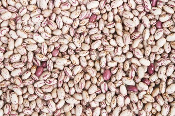 Dried patterned beans