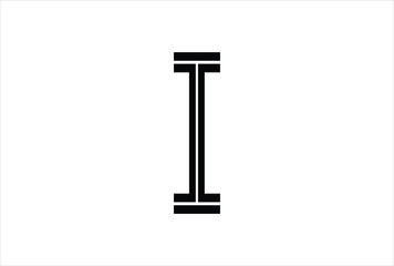 Elegant Letter I logo Vector Template Initial Letter I Logo Design. Creative And Modern I logo