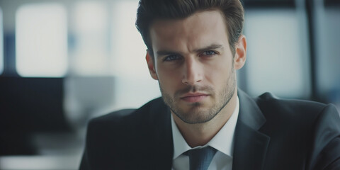 Fototapeta premium business formal meeting conference discussion with coworker shareholder or client concentrate private ideas data report analysis businesspeople