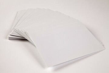 Envelopes, white, front side