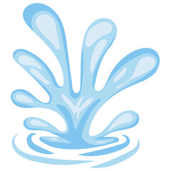 Drip Water Splash Illustration
