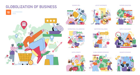 Business. Flat Vector Illustration