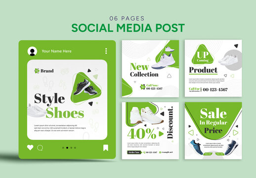 Shoes Sale Social Media Post Design