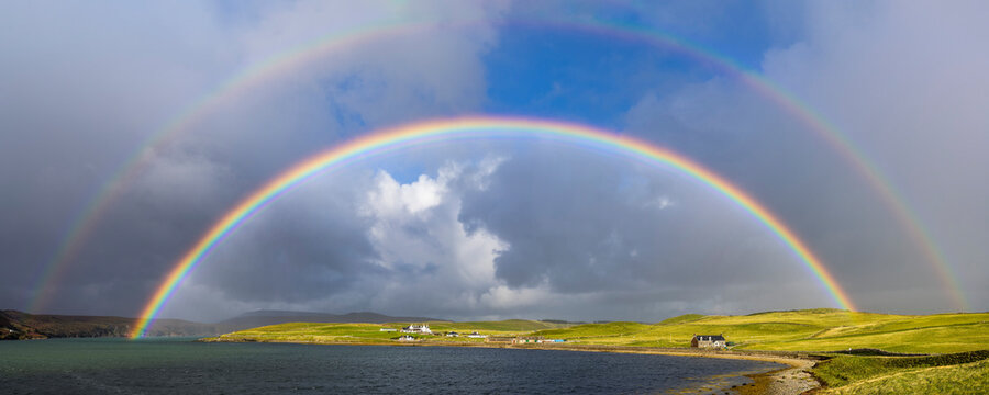 Rainbow Over Kyle of Durness