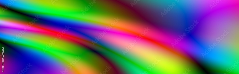 Leinwandbilder experience a vibrant abstract colorful background that features smooth gradients and blurred effects