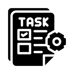 task glyph icon