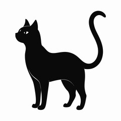 black cat silhouette