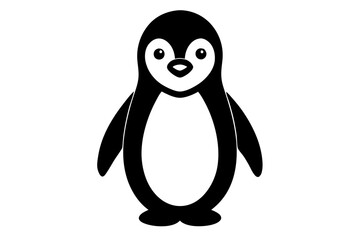 penguin cartoon isolated on white