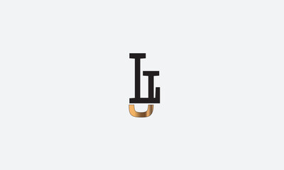 JL, LJ , J , L , Abstract Letters Logo Monogram	