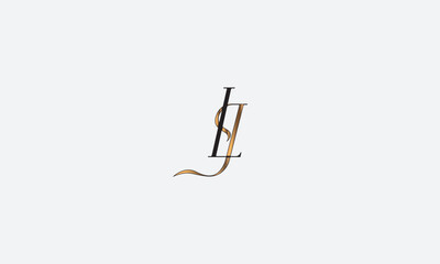 JL, LJ , J , L , Abstract Letters Logo Monogram	