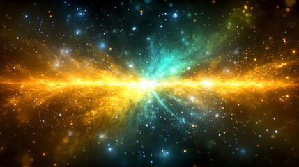 Fototapeta premium Cosmic explosion, nebula, stars, space, energy, background, universe, science, astronomy, wallpaper