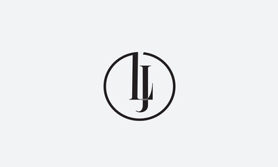 JL, LJ , J , L , Abstract Letters Logo Monogram	