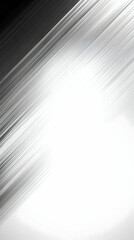 Abstract Background with Diagonal Gray and Black Lines Blending into White Space
