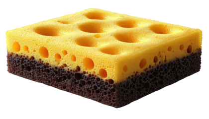 Sponge isolated on transparent background