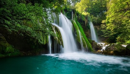 Fototapeta premium waterfall in the forest