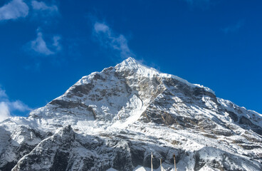 Majestic Snow Mountain View.