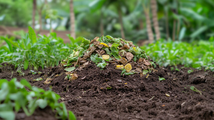Eco-friendly decomposition process with natural organic matter