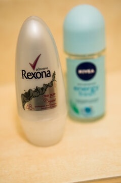 Nivea deodorant in bottles
