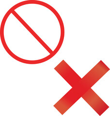 3d red cross mark Red Cross Mark No Sign Symbol Ban Icon Vector Illustration Red Cross 3d And Ban Sign Symbol