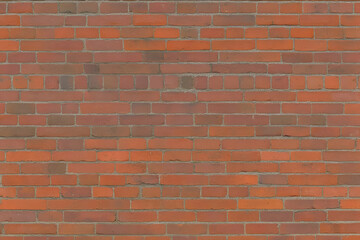 Obraz premium Red Brick Wall Texture forms a Seamless Pattern, Ideal for Backgrounds and Design Projects.