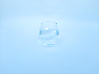 Isolated photo of a glass of water