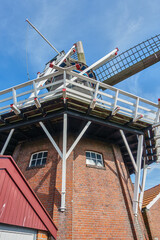 Niemans Molen in Veelerveen, a Traditional Groningen Windmill