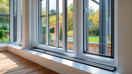 Fototapeta premium Innovative aluminium and pvc sliding windows and doors