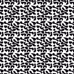 Seamless pattern with leopard print. Animal skin texture.