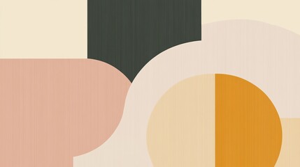 Abstract geometric background with soft colors and textures.