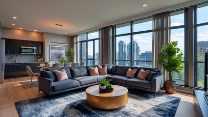 Luxurious modern apartment in well-furnished montreal