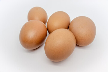 egg isolated on white