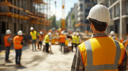 Construction Site Overview Safety and Collaboration